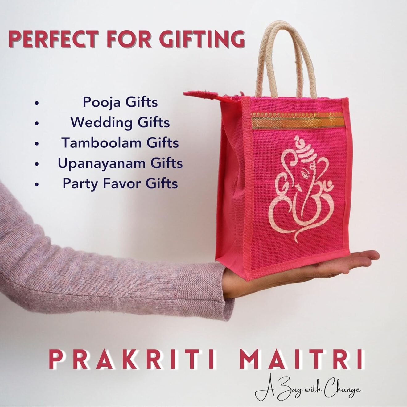 Return Gifts Under 50 Rupees By Prakriti Maitri Ganesha Print