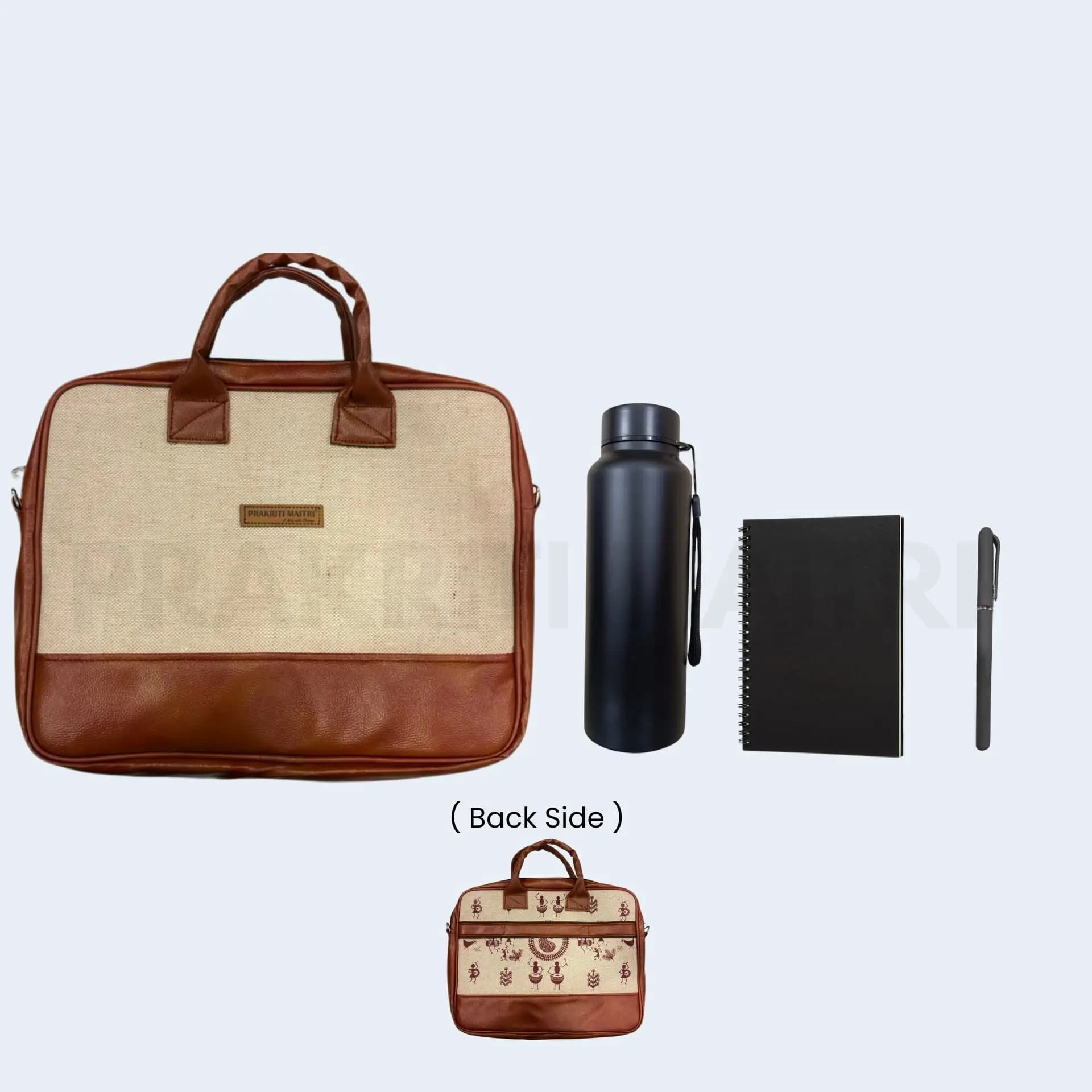 Conference Kit 07 with Premium Jute Laptop Bag