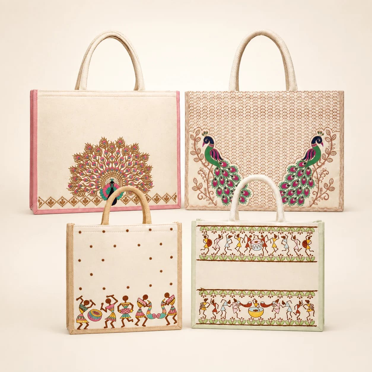 Embroidered Hamper Bag Sample Kit – 4 Designs & Sizes