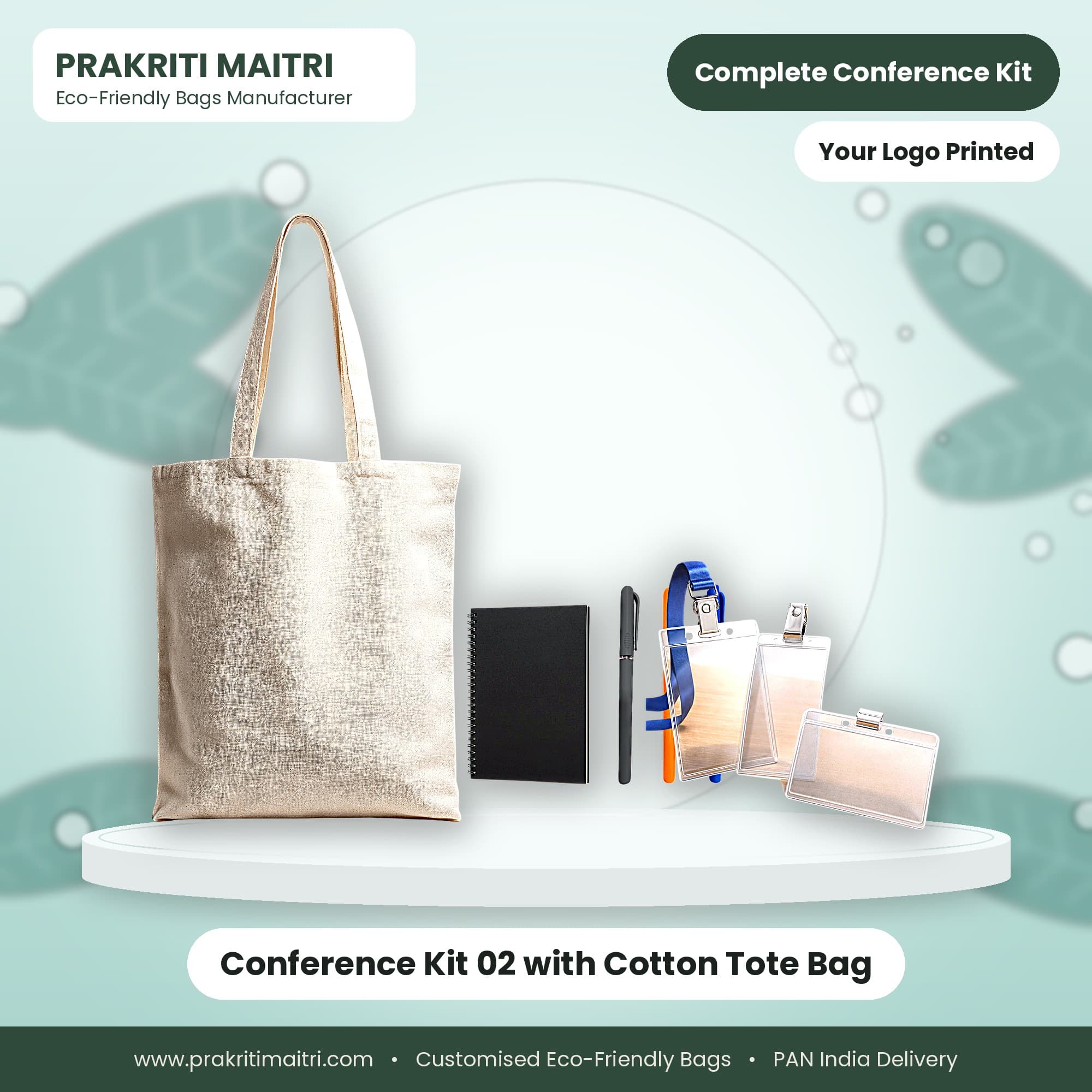 Conference Kit 02 with Cotton Tote Bag
