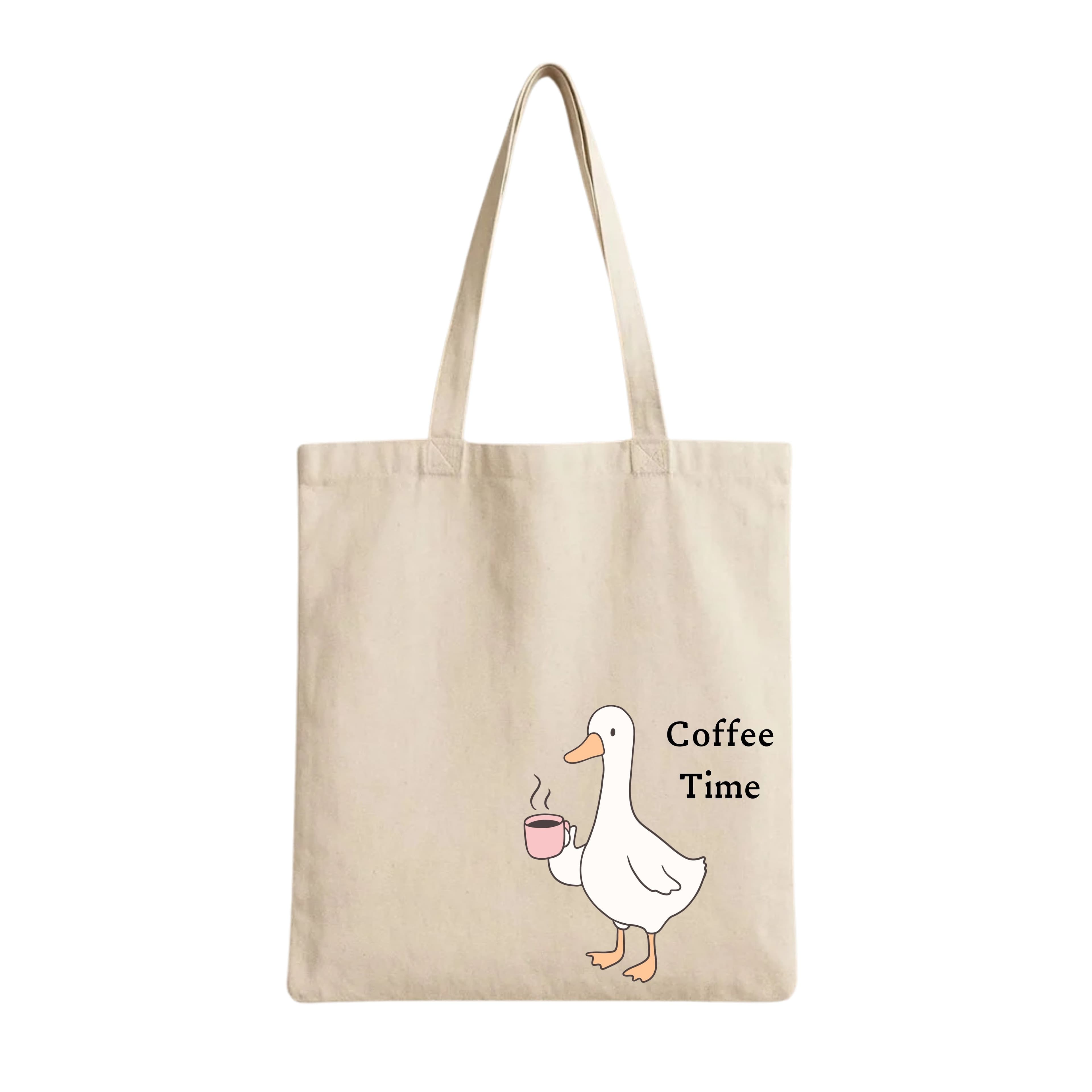Tote Bags (Coffee Time Duck) 230 GSM Cotton Bags