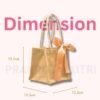 Planter bag jute return gift bag