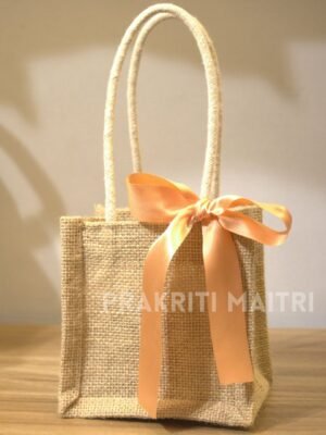 Planter bag jute return gift bag